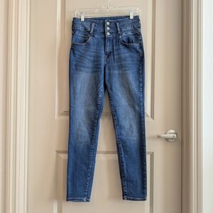 Women's Aero Triple Button High Rise Jeans Size 10R